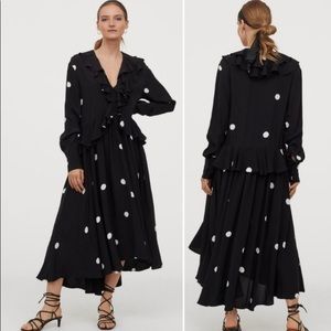 H&M Black Polka Dot Dress